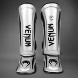 Venum Elite Standup Shinguards - Silver/Black — product view 2