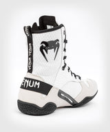 Venum Elite Boxing Shoes - White/Black — product view 8