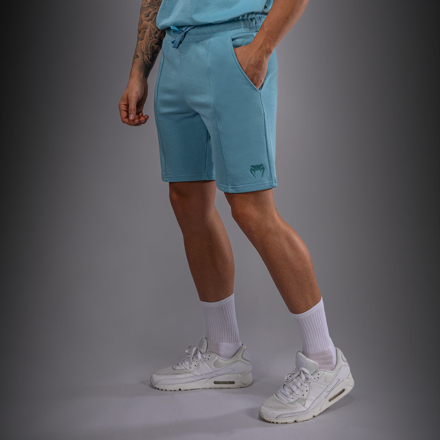Venum Contender Fleece Cotton Shorts - Turquoise