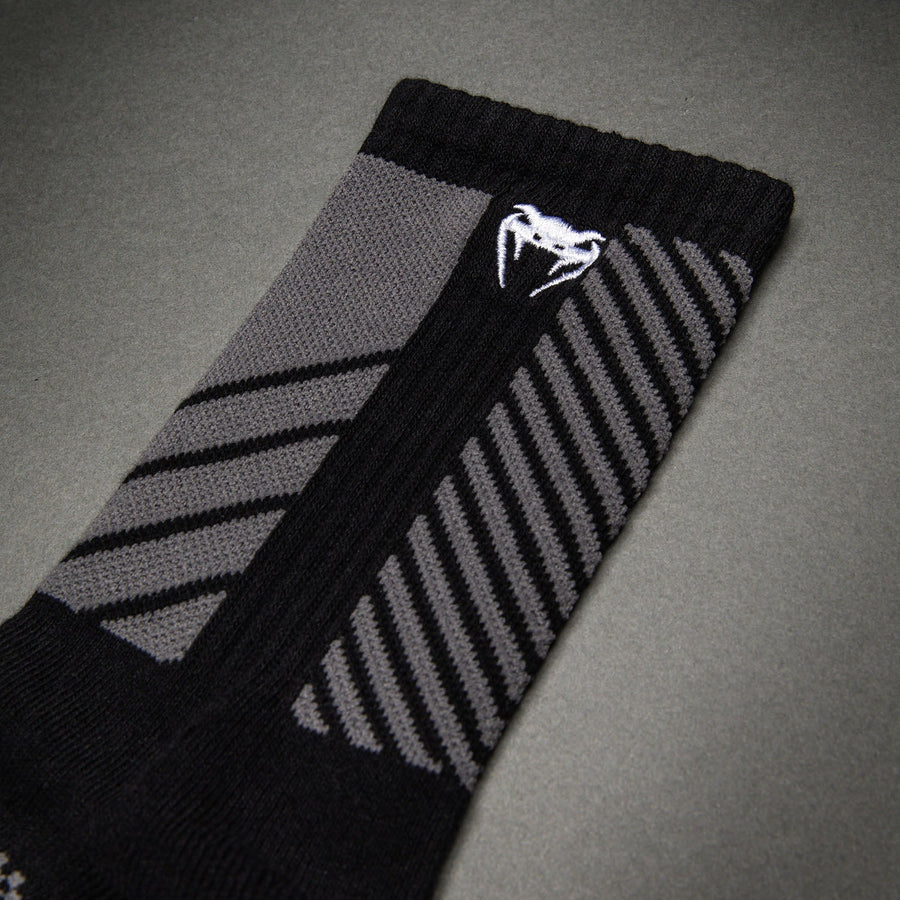 Venum Vector Crew Socks 3 Pack - Black/Grey — product view 3