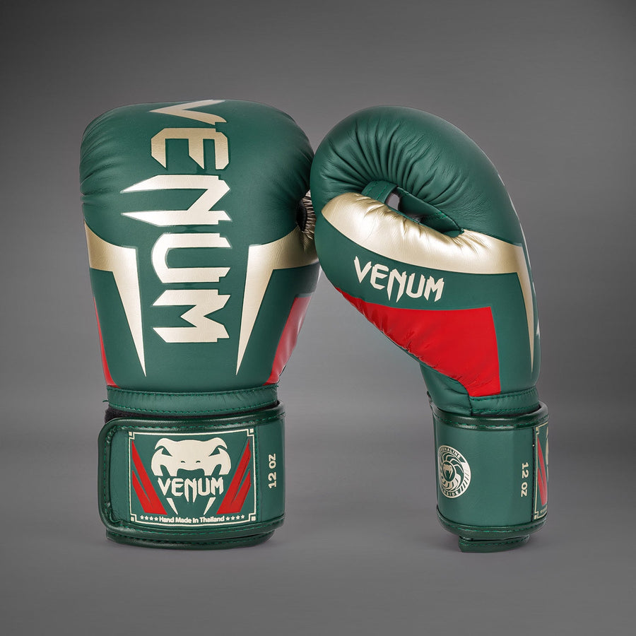 Venum Elite Boxing Gloves - Special Edition - Green — product view 2