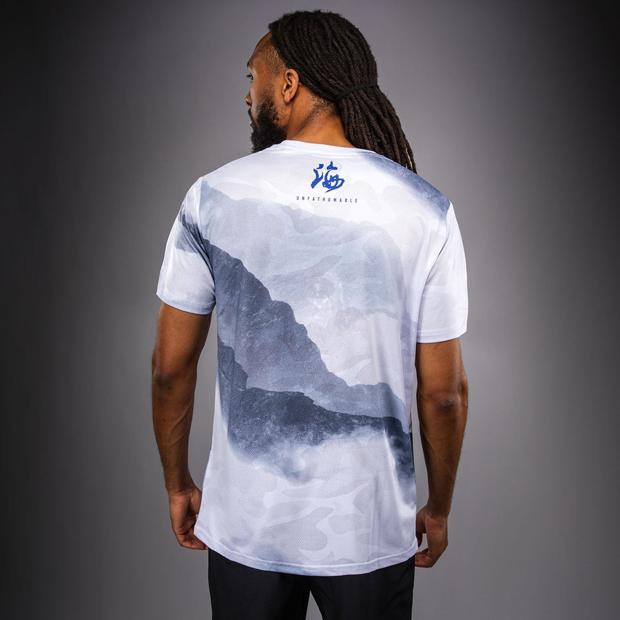 Venum x Kai Asakura Dry Tech - White/Blue — product view 4