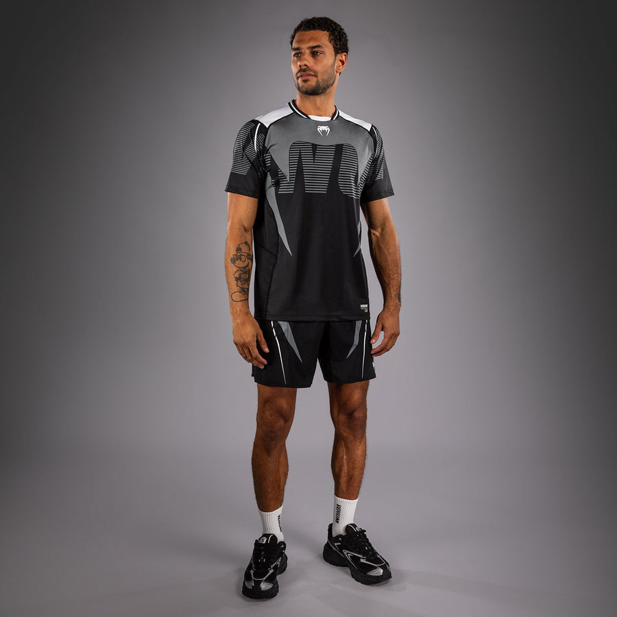 Venum Adrenaline Dry Tech T-Shirt - Black/Silver Grey — product view 6