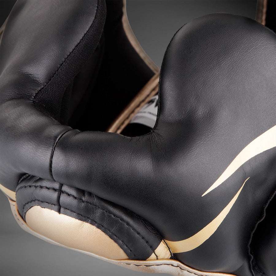 Venum Elite Headgear - Black/Gold