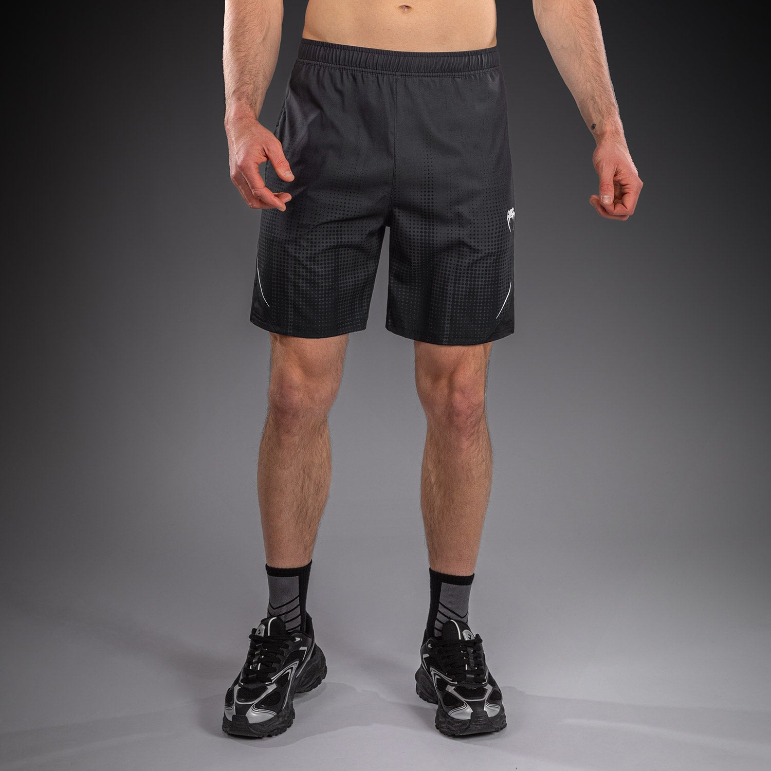 Venum Stealth Training Shorts - Black/White