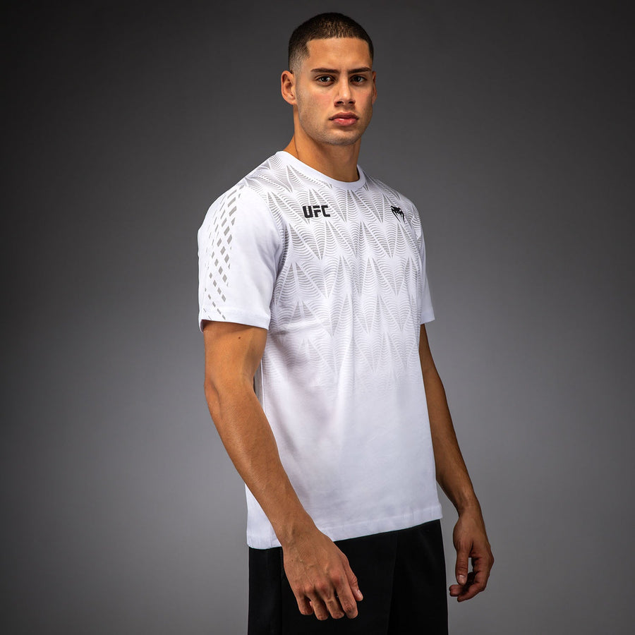 Men's UFC Zenith by Venum Replica White T-Shirt — product view 3