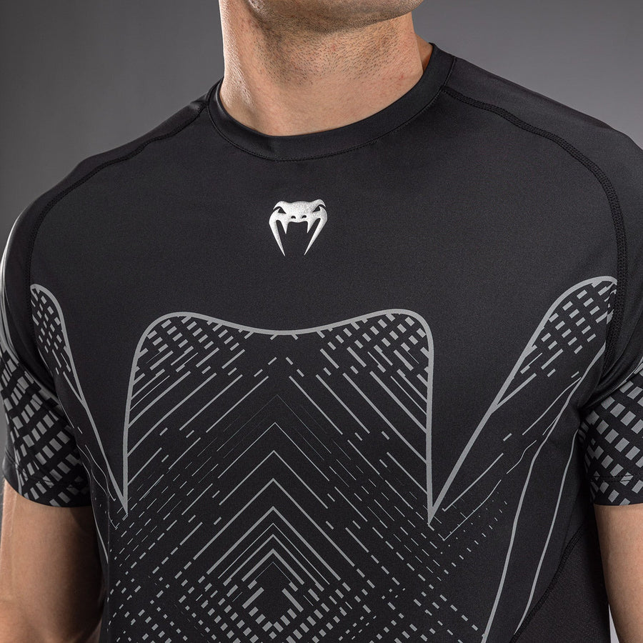 Venum Midnight Fury Dry-Tech T-Shirt - Black/Grey/Silver — product view 5