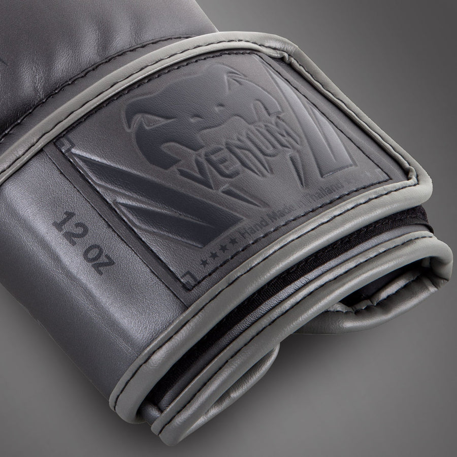 Venum Elite Boxing Gloves - Grey/Grey — product view 4