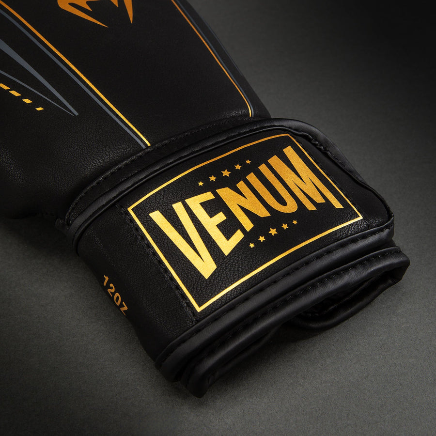 Venum Streamline Boxing Gloves - Black/Gold — product view 3