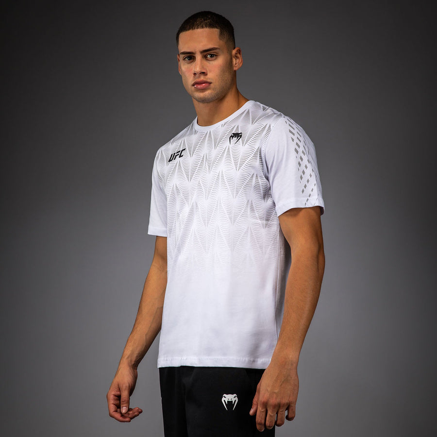 Men's UFC Zenith by Venum Replica White T-Shirt — product view 4