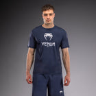 Venum Classic Dry Tech T-Shirt - Navy Blue/White