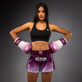 Venum Iris Muay Thai Shorts - Plum/white — product view 5