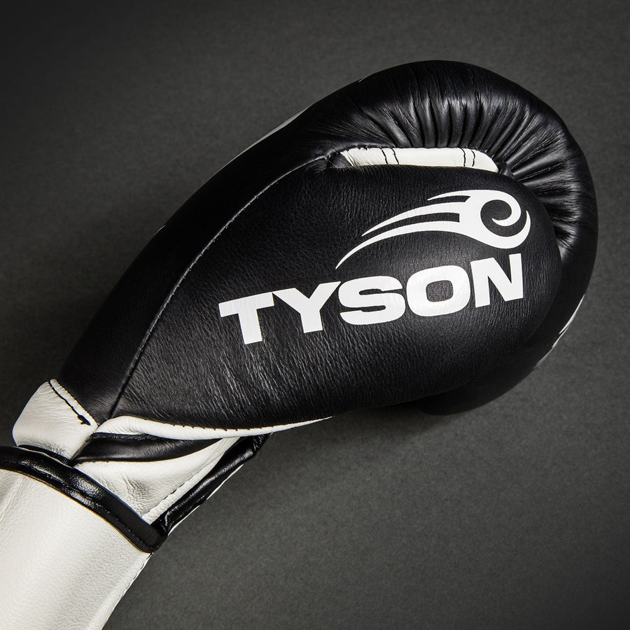 Venum Giant 2.0 Mike Tyson Pro Boxing Gloves - Deep Black/Optical White — product view 6