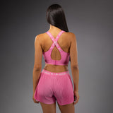 Venum Essential X Women's Sports Bra - Candy Pink — product view 4