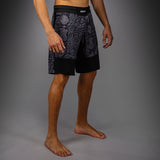 Venum G-Fit Scales Fightshorts - Black/ Charcoal Grey — product view 3
