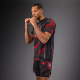 Venum Matupa Dry Tech T-Shirt - Black/Red/Silver — product view 3