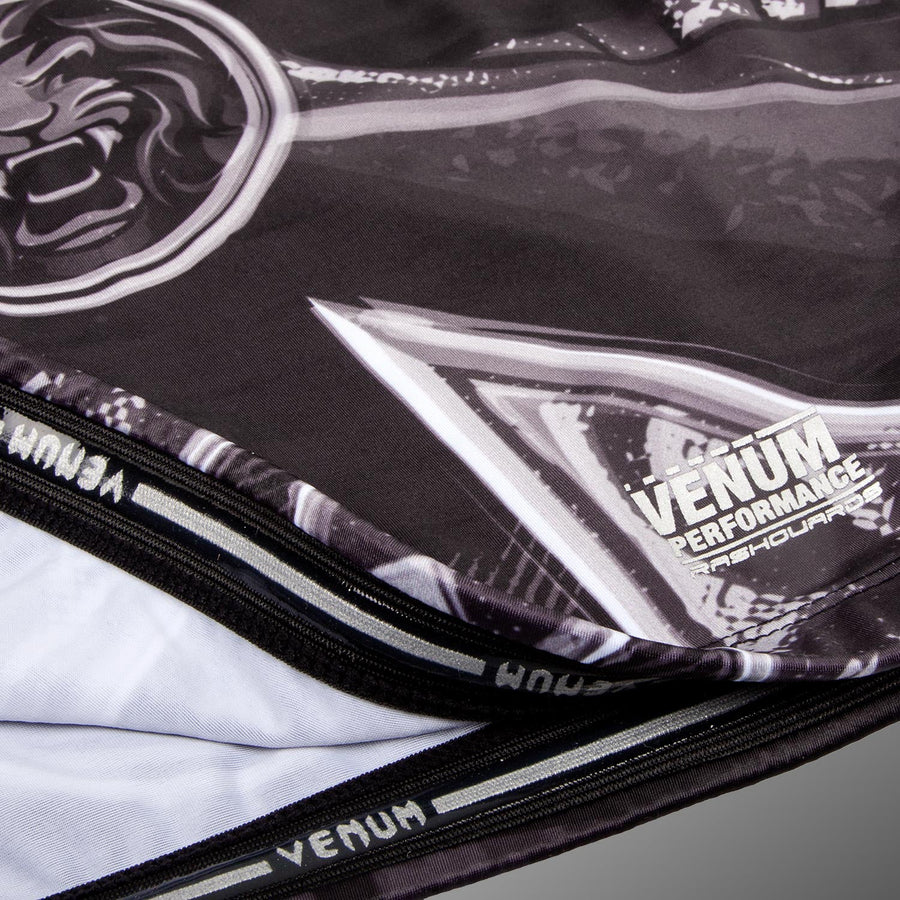 Venum Gladiator 3.0 Rashguard - Short Sleeves - Black/White — product view 7