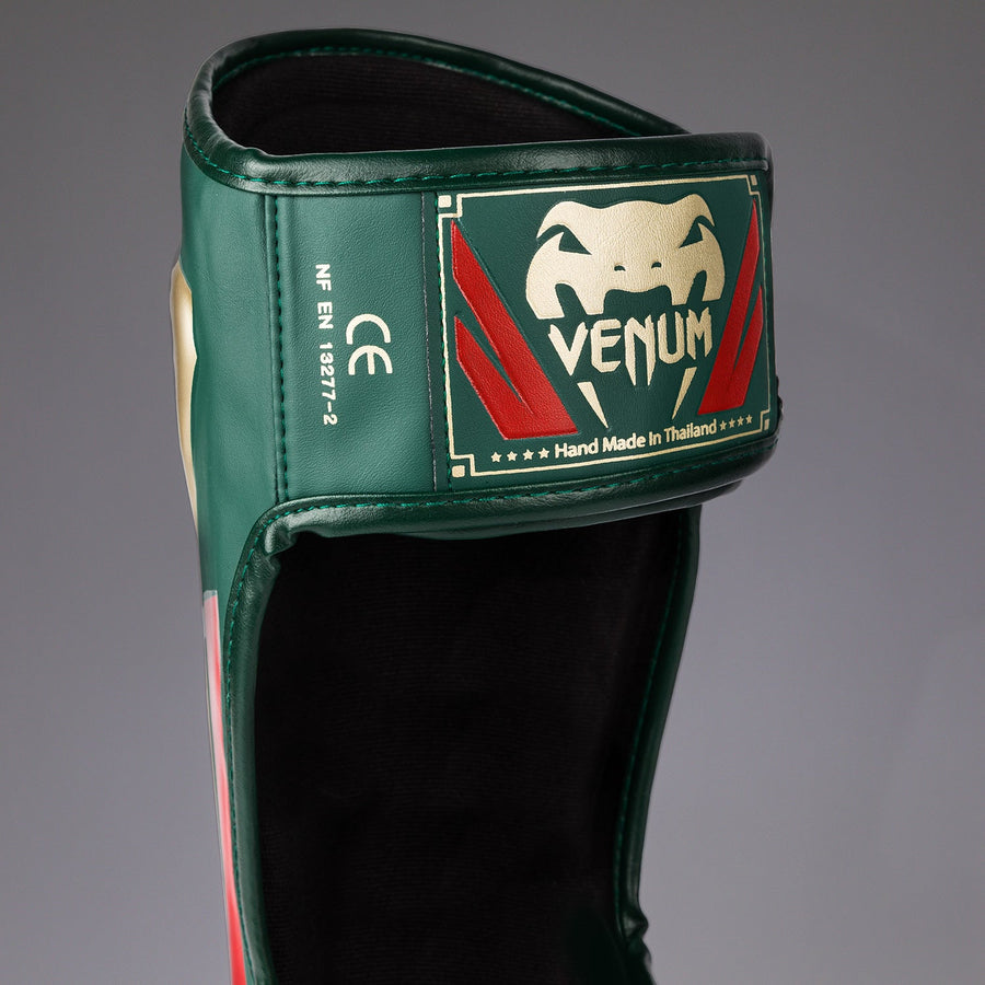 Venum Elite Shin Guards - Special Edition - Green — product view 5