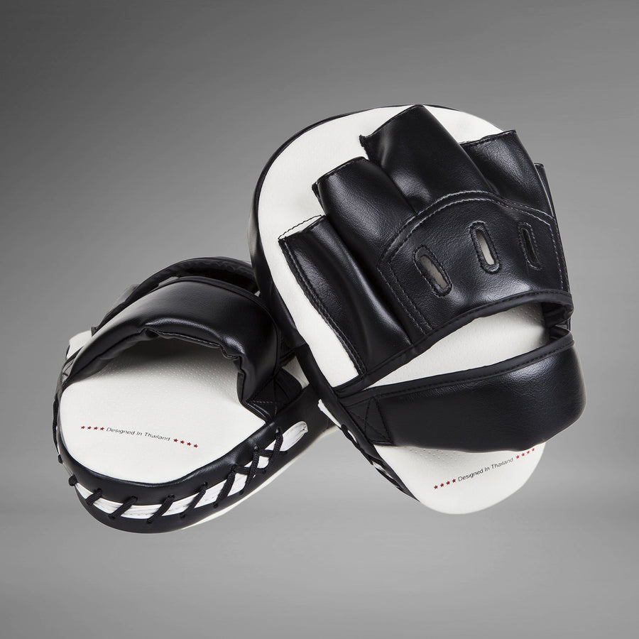 Venum Light Focus Mitts - White/Black (Pair) — product view 2