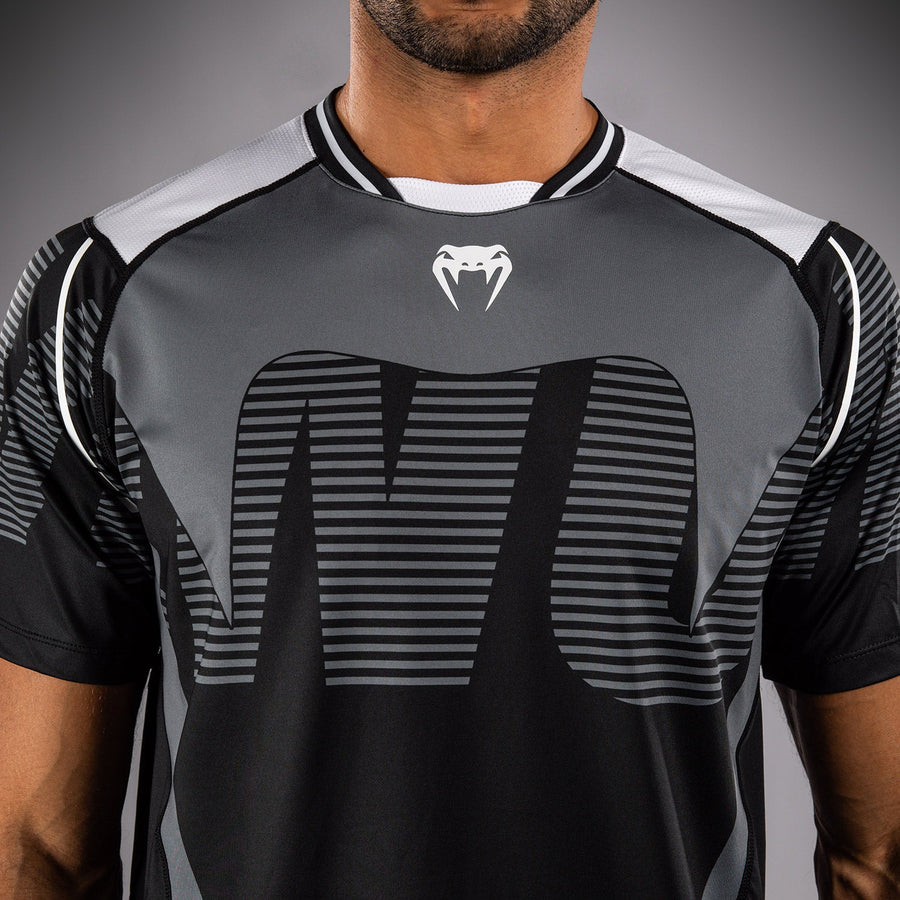 Venum Adrenaline Dry Tech T-Shirt - Black/Silver Grey — product view 4