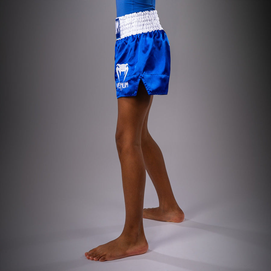Venum Classic Muay Thai Shorts for Kids - Royal Blue — product view 2