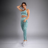 Venum Graffiti Women’s Full-Length Leggings - Aqua — product view 3