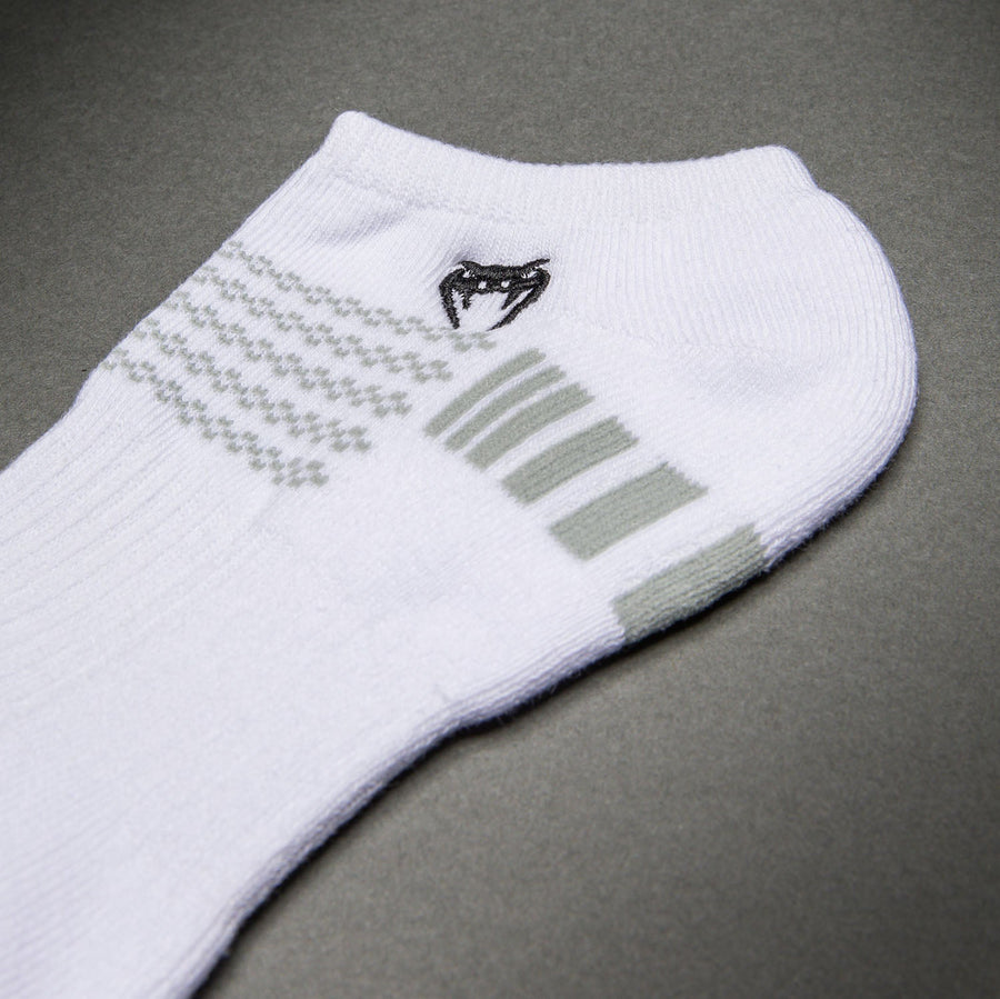 Venum Vector No-Show Socks 3 Pack - White/Grey — product view 4