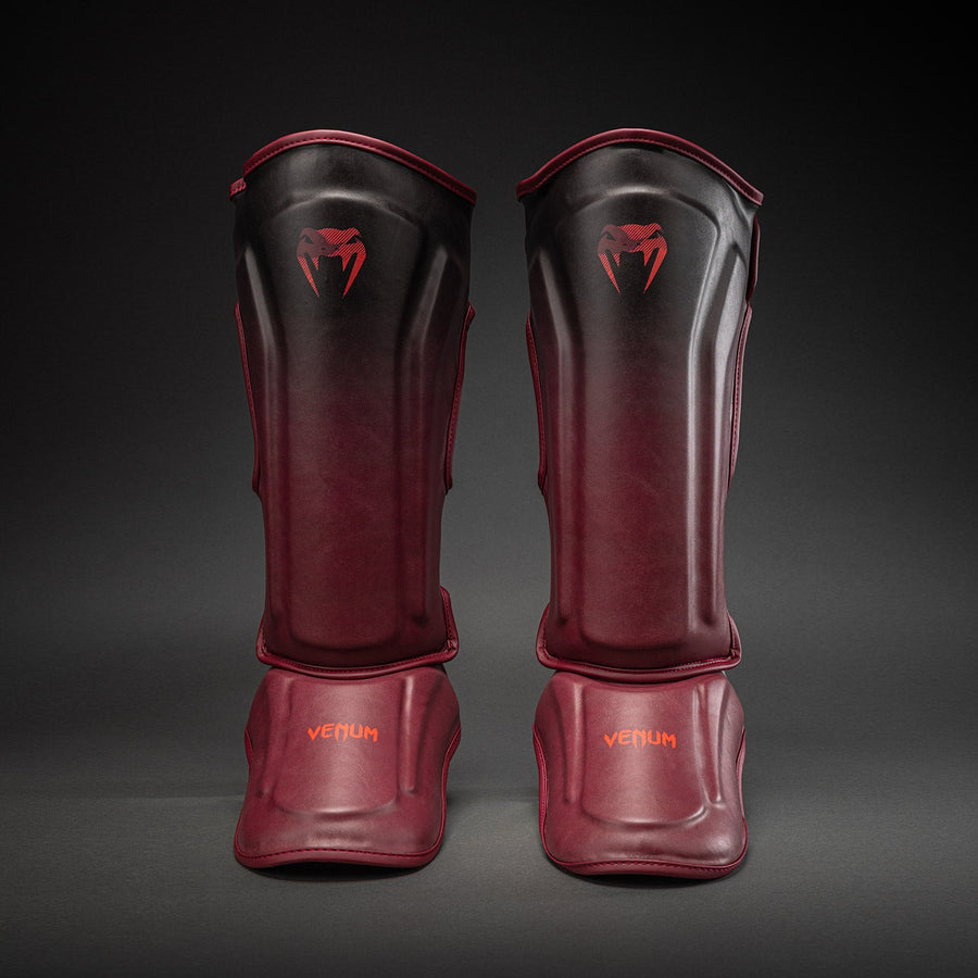 Venum Spectre Shin Guards - Black/Red — product view 2