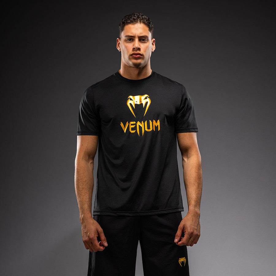 Venum Classic Dry Tech T-Shirt - Black/Gold