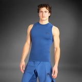 Venum Contender Men’s Sleeveless Rashguard - Blue — product view 3