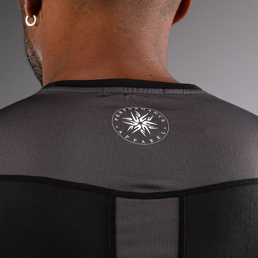 Venum Rapid Sleeveless Rashguard - Black/Storm Grey — product view 7