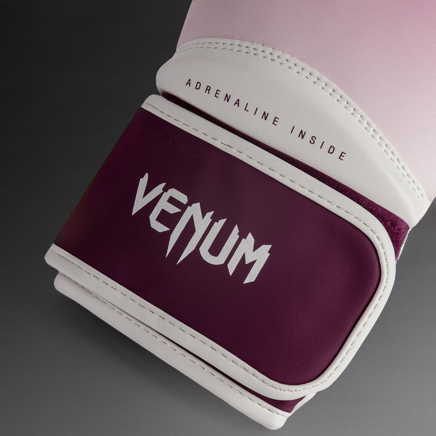 Venum Iris Boxing Gloves - Plum/white — product view 6