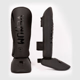 Venum Challenger Kids Shin Guards - Black/Black — product view 2