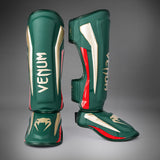 Venum Elite Shin Guards - Special Edition - Green — product view 2