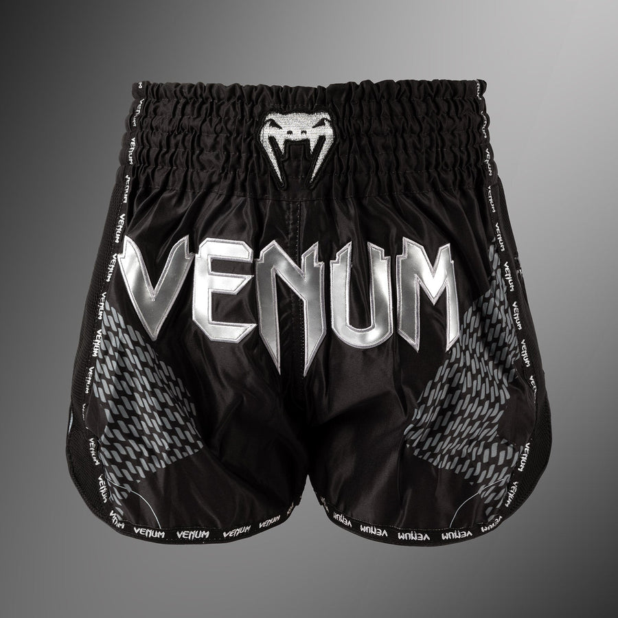 Venum Nexus Muay Thai Shorts - Black/Silver
