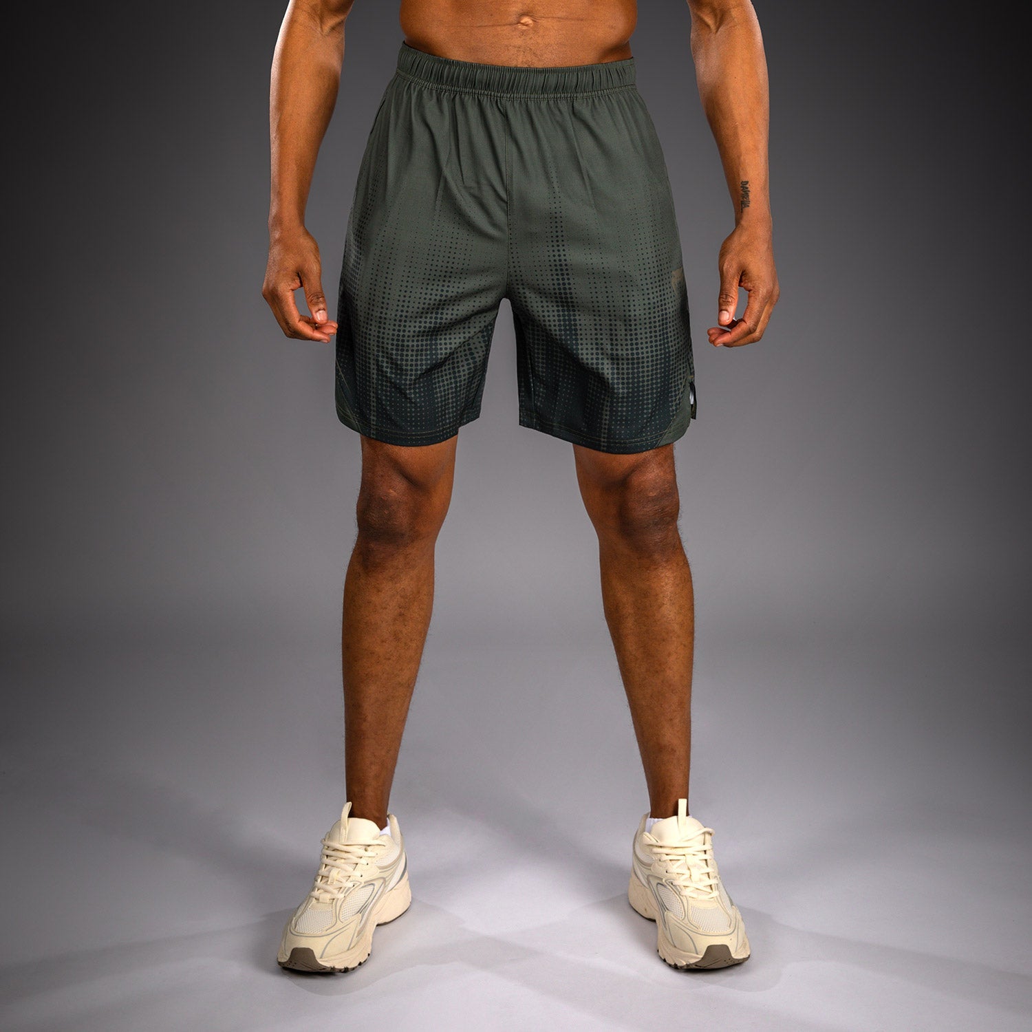 Venum Stealth Training Shorts - Khaki/Dark Green