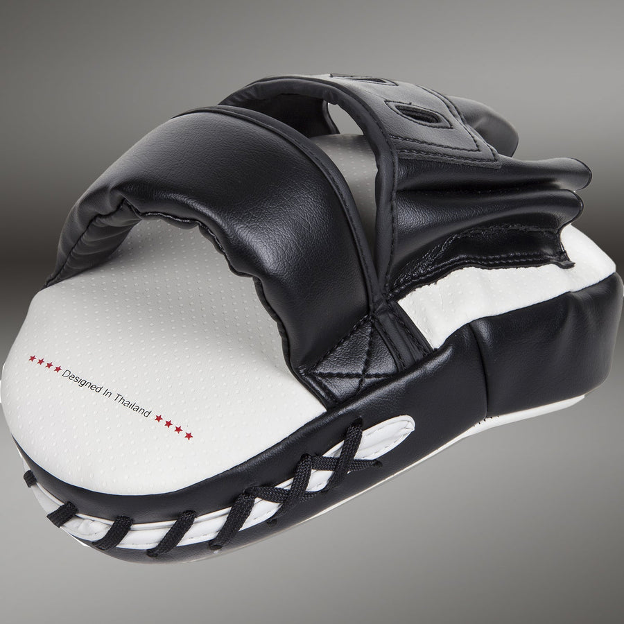 Venum Light Focus Mitts - White/Black (Pair) — product view 3