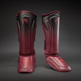 Venum Spectre Shin Guards - Black/Red