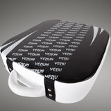Venum Absolute Square Kick Shield - Skintex Leather - Black/Ice — product view 3