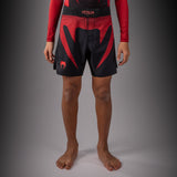 Venum Attack Kids Fight Shorts - Black/Red