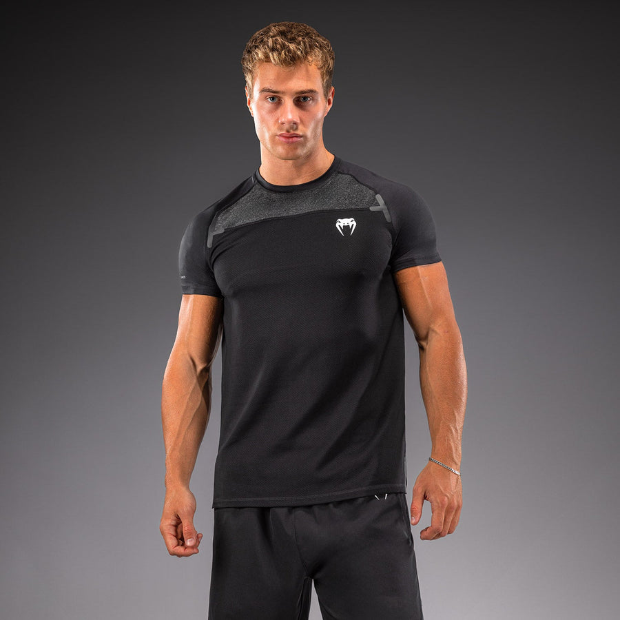 Venum G-Fit Scales Dry-Tech T-Shirt - Black/ Charcoal Grey — product view 7
