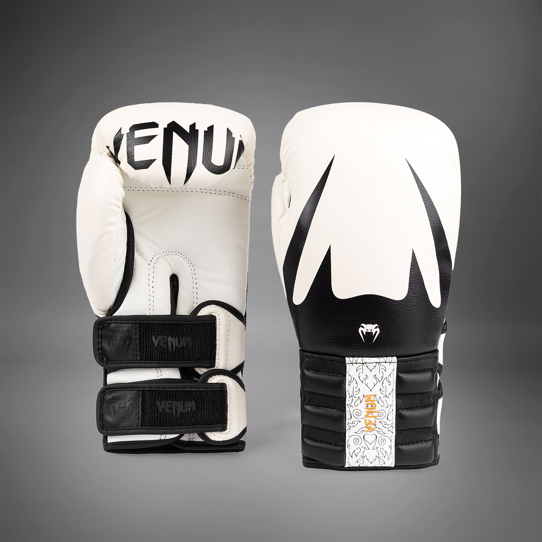 Venum Reverso Boxing Gloves - Snow White/Black