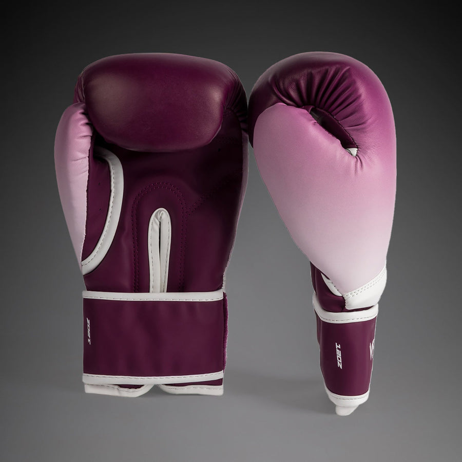 Venum Iris Boxing Gloves - Plum/white — product view 2