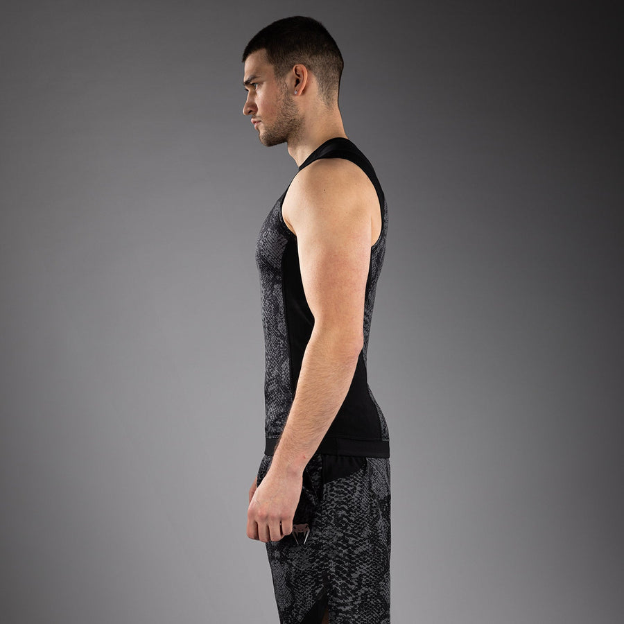 Venum G-Fit Scales Sleeveless Rashguard - Black/ Charcoal Grey — product view 2