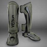 Venum Elite Standup Shin guards - Khaki/Black