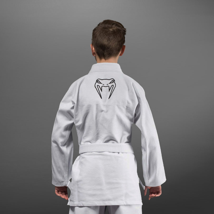 Venum Contender Kids BJJ Gi (Free white belt included) - White — product view 2
