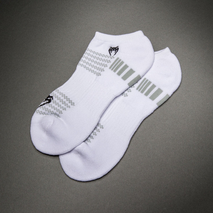Venum Vector No-Show Socks 3 Pack - White/Grey — product view 5