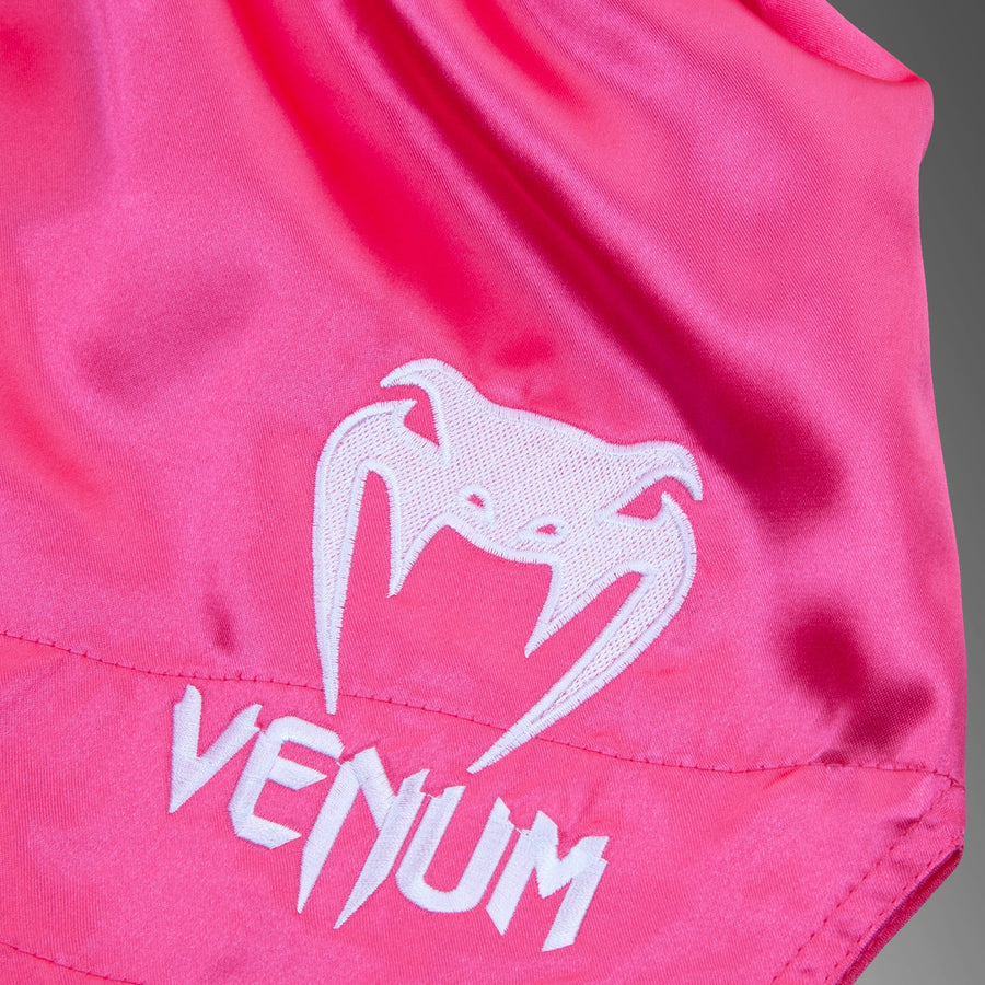 Venum Classic Muay Thai Short - Pink/White — product view 4