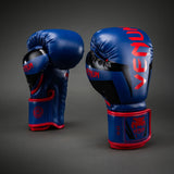 Venum Elite Boxing Gloves - Dark Blue/Red — product view 2