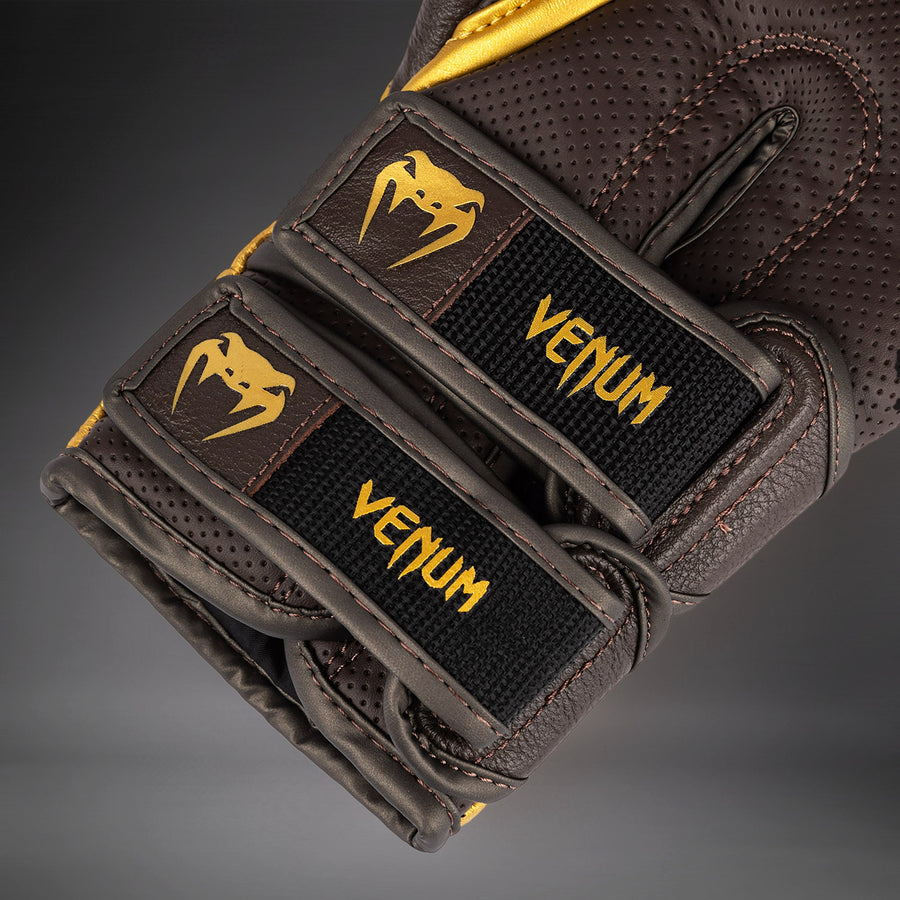 Venum Reverso Boxing Gloves - Chocolate/Gold — product view 8
